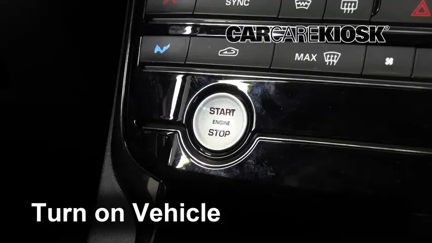 2017 Jaguar XE Premium 3.0L V6 Supercharged Aceite Controlar nivel de aceite